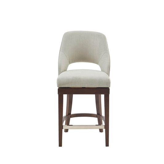 Counter Stool With Swivel Seat - Cream