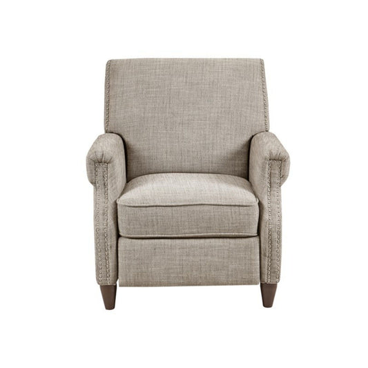 Julian - Push Back Recliner With Reclining Function - Sand