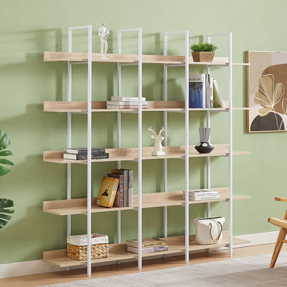 Vintage Industrial 5 Tier Bookcase