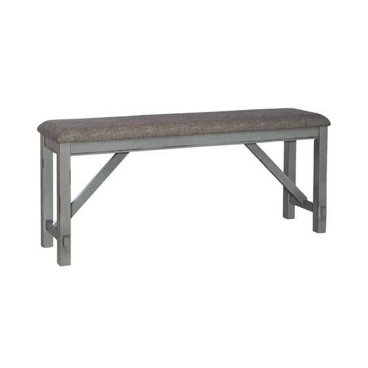 Newport - Counter Height Dining Bench - Gray