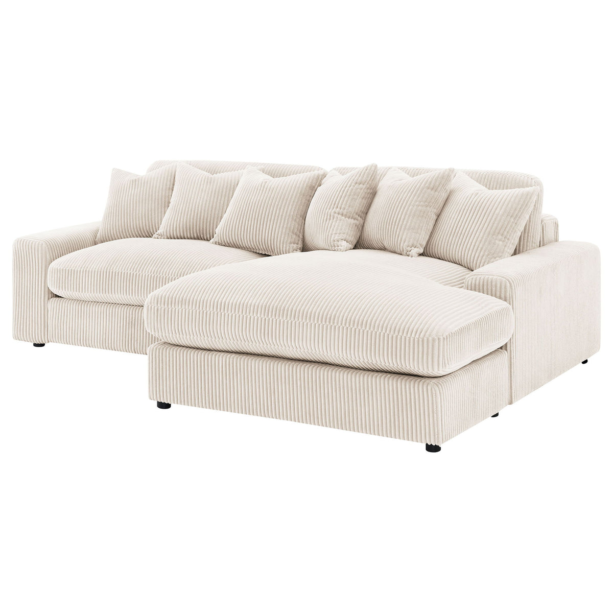 Upton - Reversible Sectional Sofa With Oversized Chaise - Sand