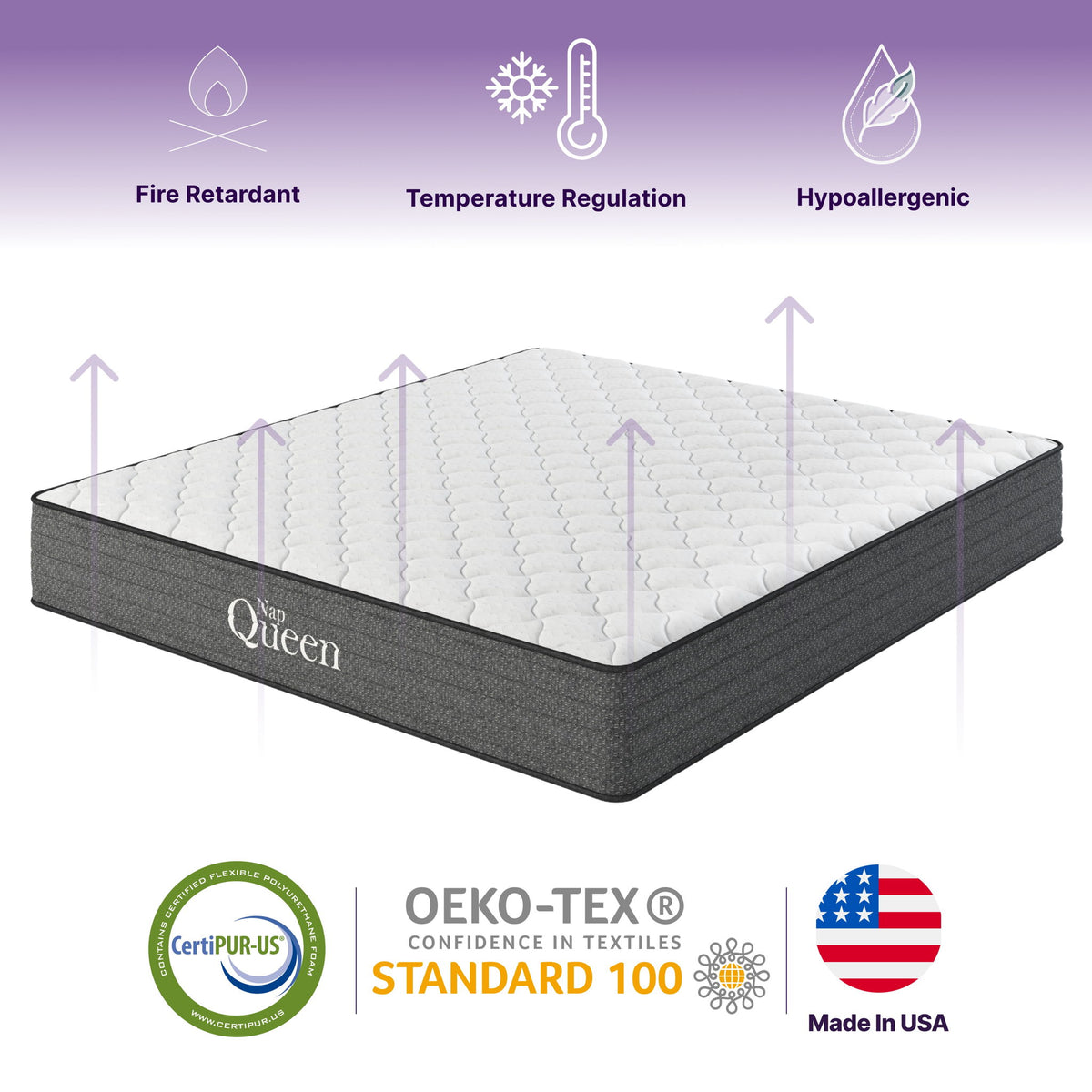 Victoria - 10" Cooling Gel Hybrid Mattress