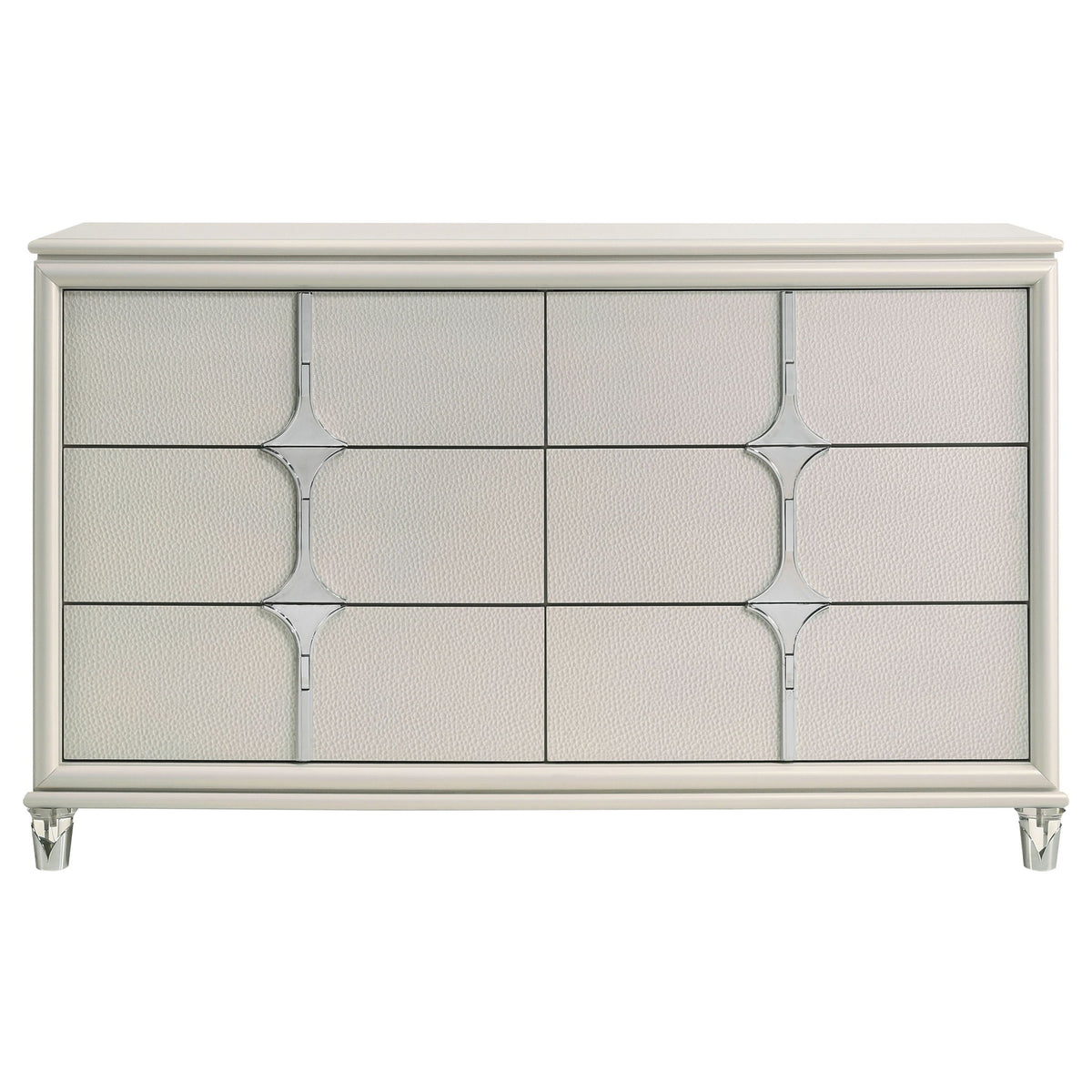 Gwendolyn - 6 Drawer Dresser Cabinet - White