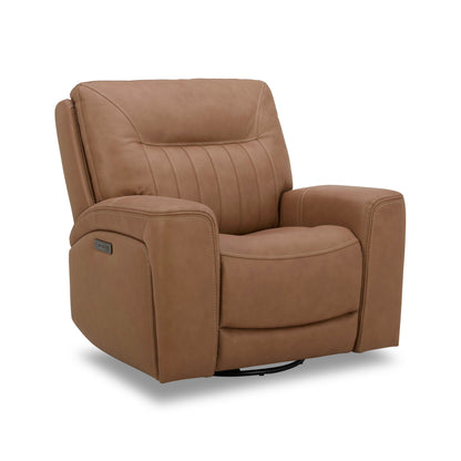Bennett - Swivel Glider Recliner P2 - Butternut