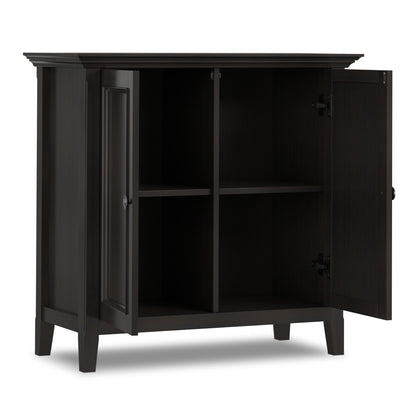 Amherst - 2 Door Storage Cabinet & Adjustable Shelving - Brown