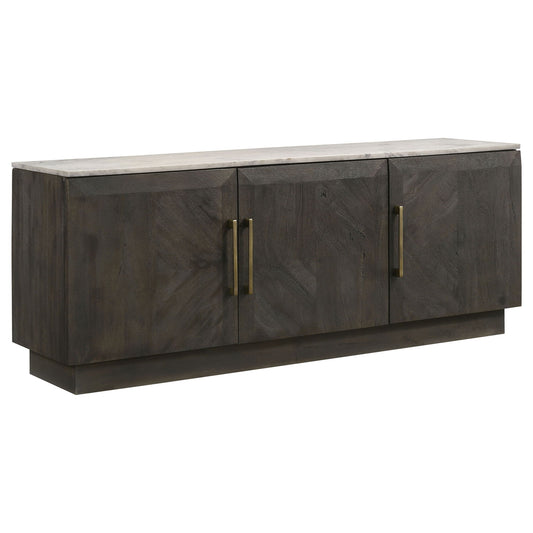 Metzger - 3 Door Sideboard Buffet - Gray