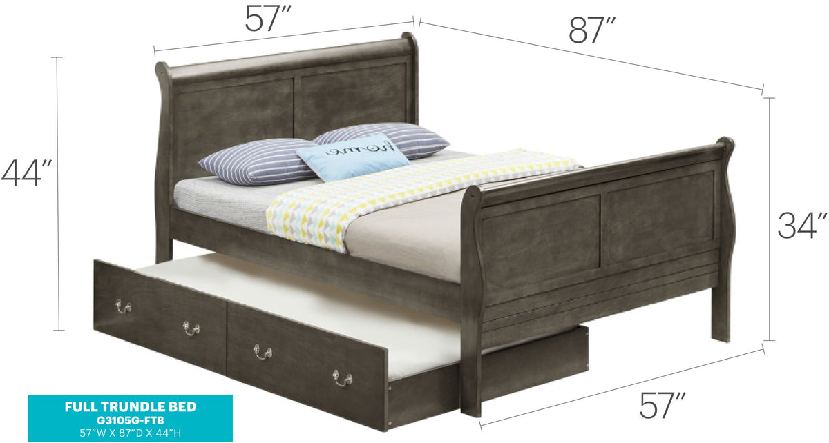 Elegant Trundle Bed With Timeless Charm