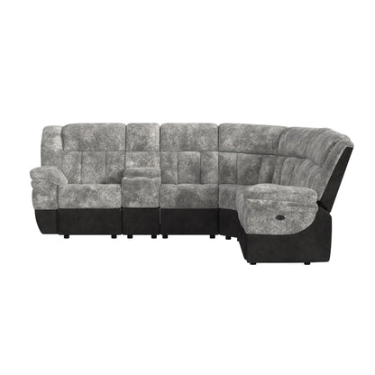 Santorini - LHF Power Motion Recliner - Dillon / Shire Steel