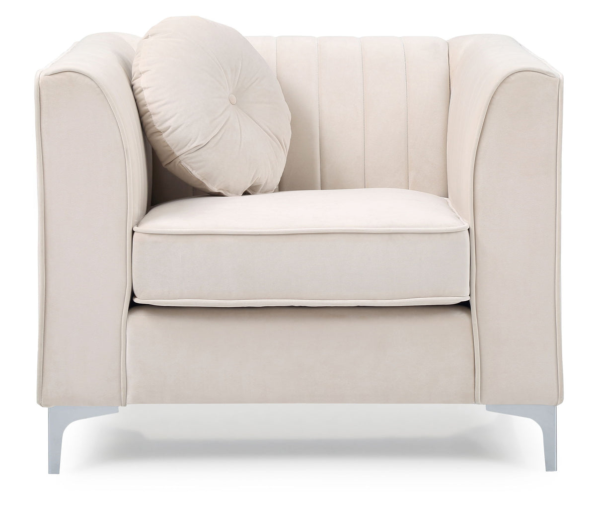 Contemporary Sloped Armchair