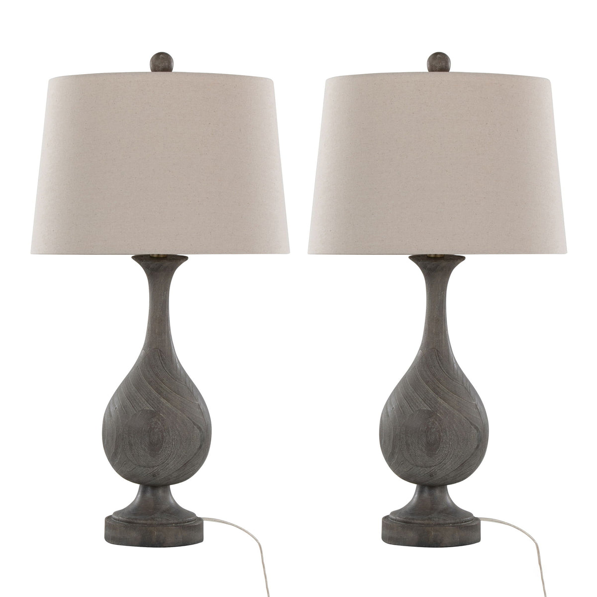 Cipolla Poly - Farmhouse Table Lamp (Set of 2)