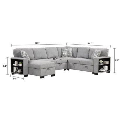Cairo - Sectional With Pullout Sleeper