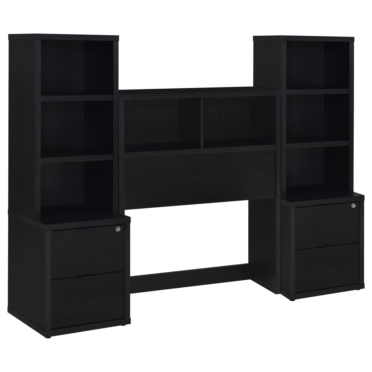 Geary - 3 Piece Bedroom Set With Bookcase Headboard