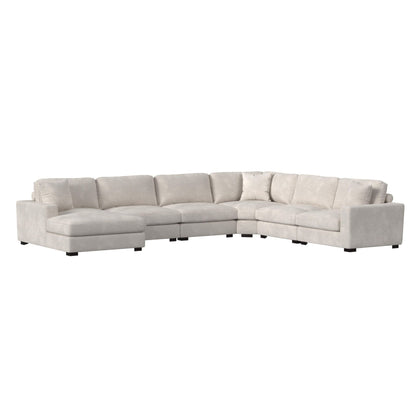 Arizona - Modular LHF Chaise With 1 Pillow 20" - Steno Beige