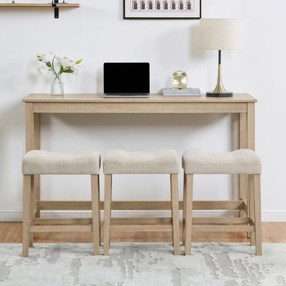 4 Piece Bar Table Set With Power Outlet