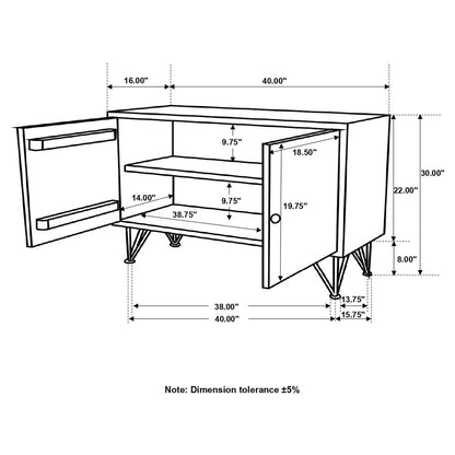 Eileen - 2 Door Storage Accent Cabinet