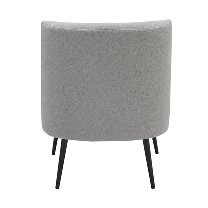 Fran - Contemporary Slipper Chair - Gray