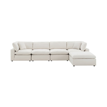 Cloud 9 - Sectional Armless Chair - White