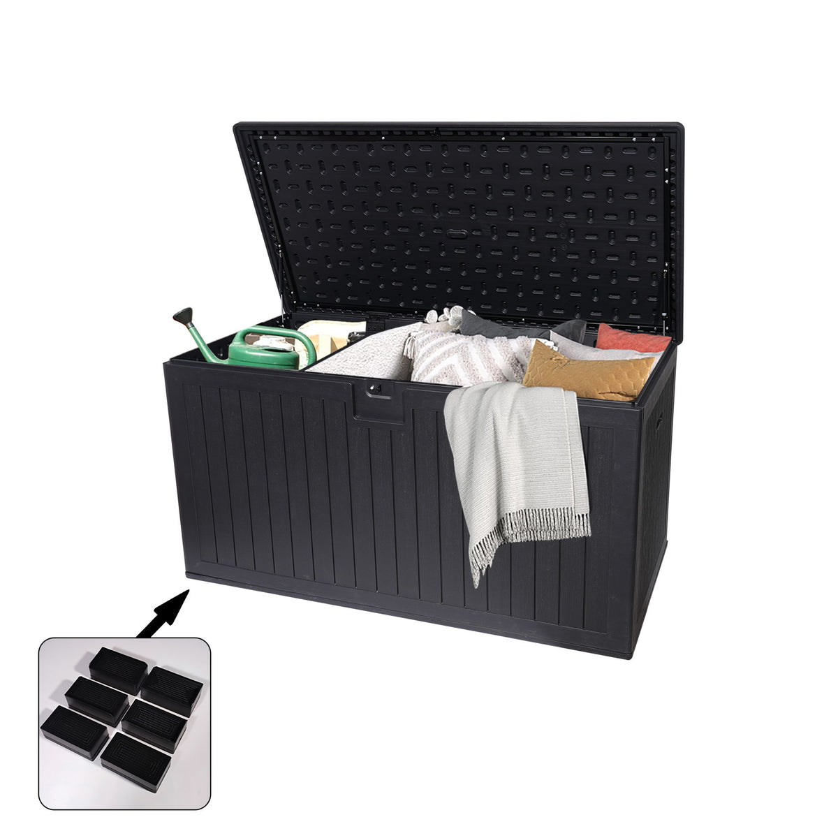 Outdoor Large Storage Box With Lockable Storage Containers