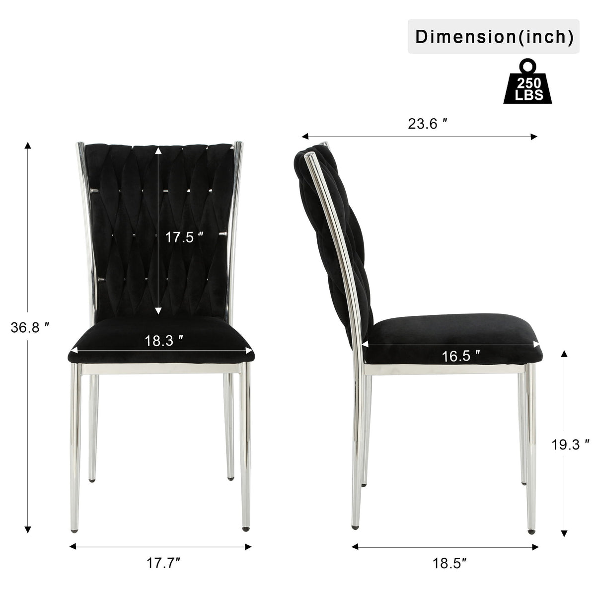 Modern Dining Chair Set For Dining Room