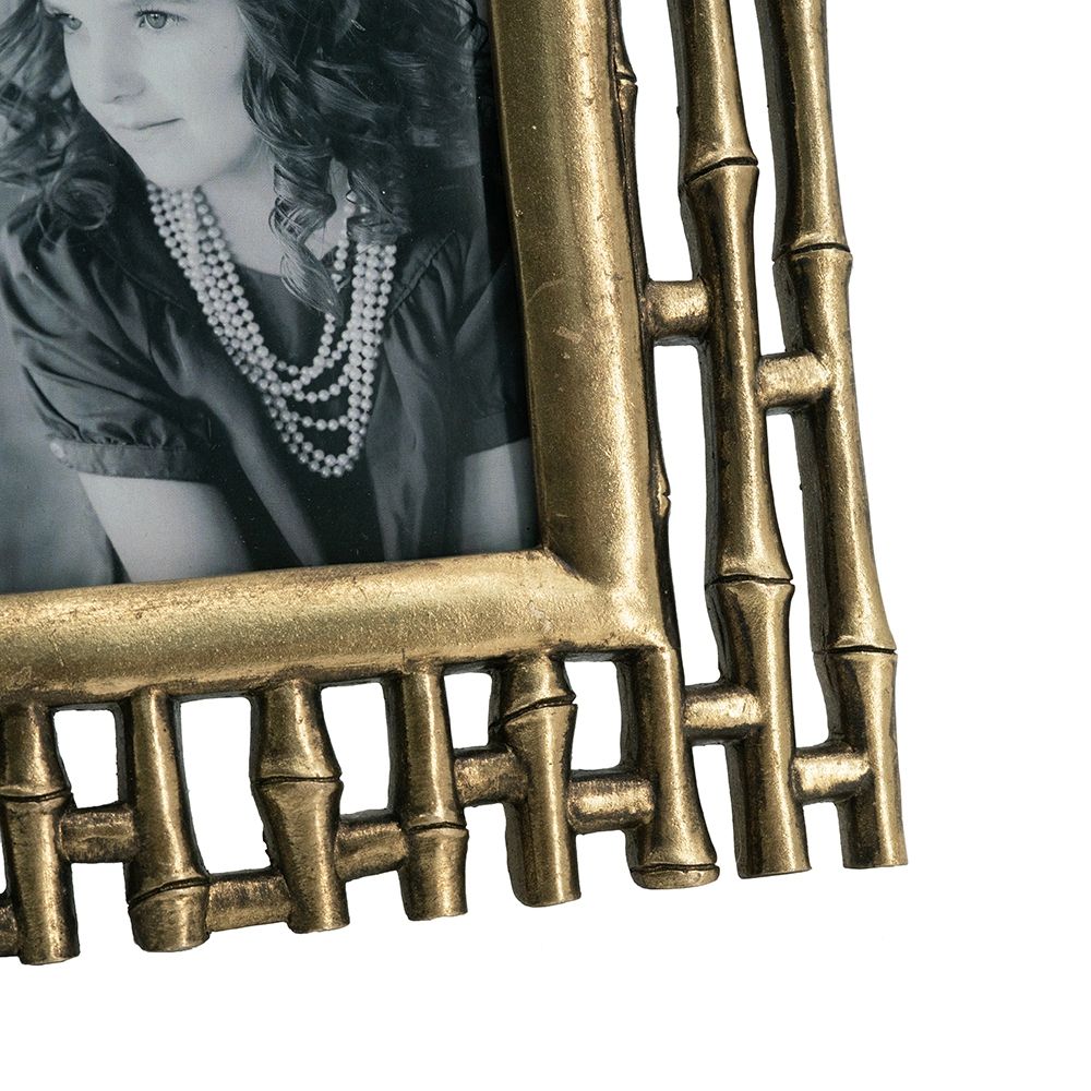 Photo Resin Frame, Opening (Set of 2) - Gold