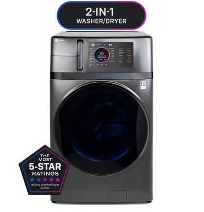 GE Profile 4.8 Cubic Foot Front Load Electric Washer Dryer Combo - Carbon Graphite