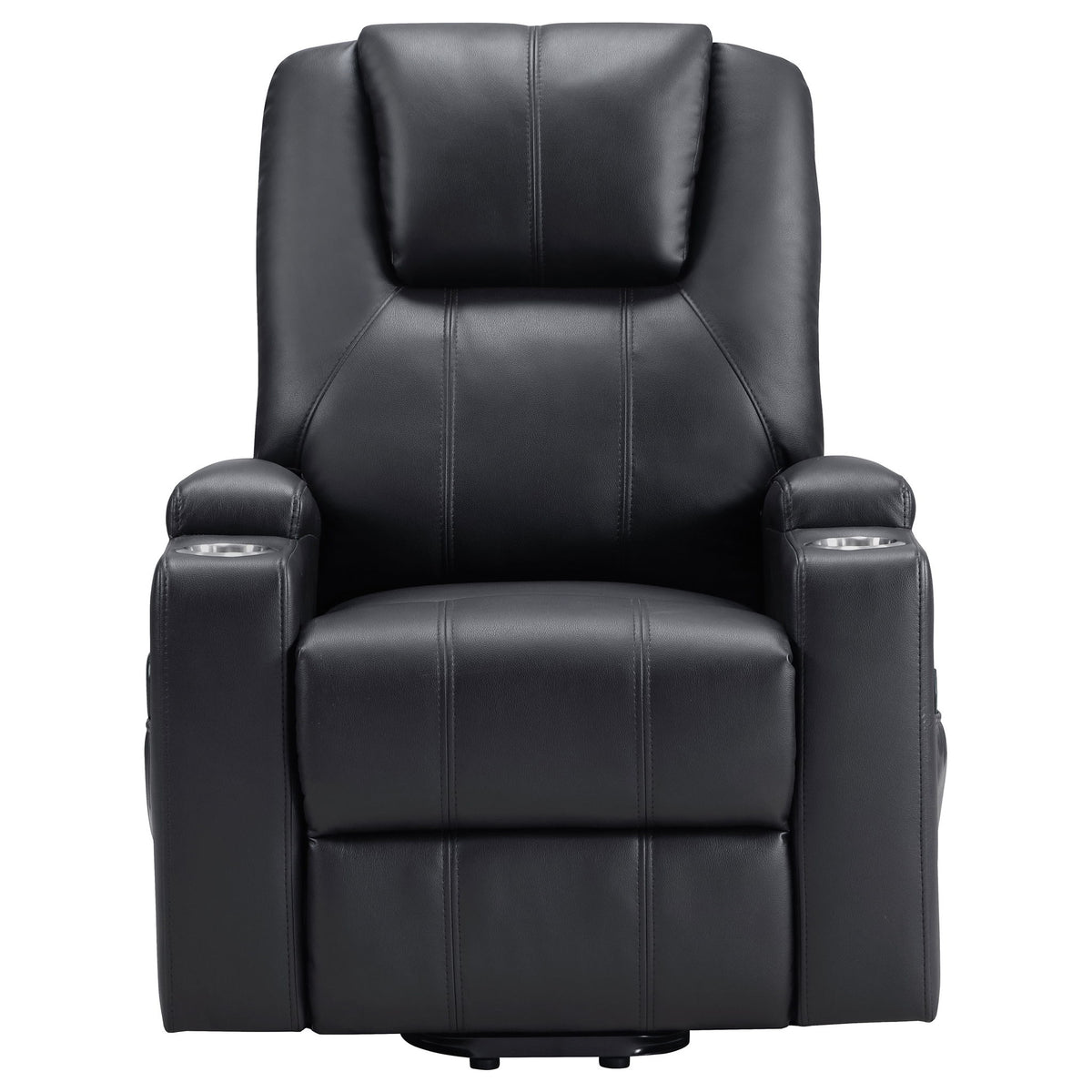 Macklin - Power Lift Massage Recliner With Heat And Dual Cupholders