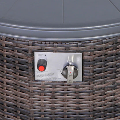 Propane Outdoor Fire Pit Table - Espresso