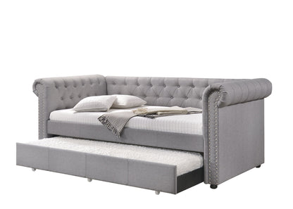 Justice - Twin Daybed With Trundle - Gray