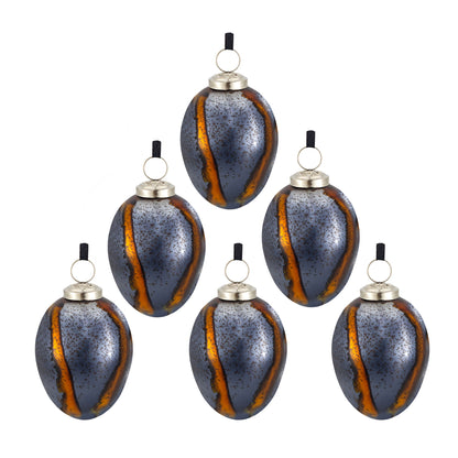 Christmas Ball Ornaments, Decorative Hanging Ball Christmas Tree Ornaments, For Holiday Party Decorations (Set of 6)