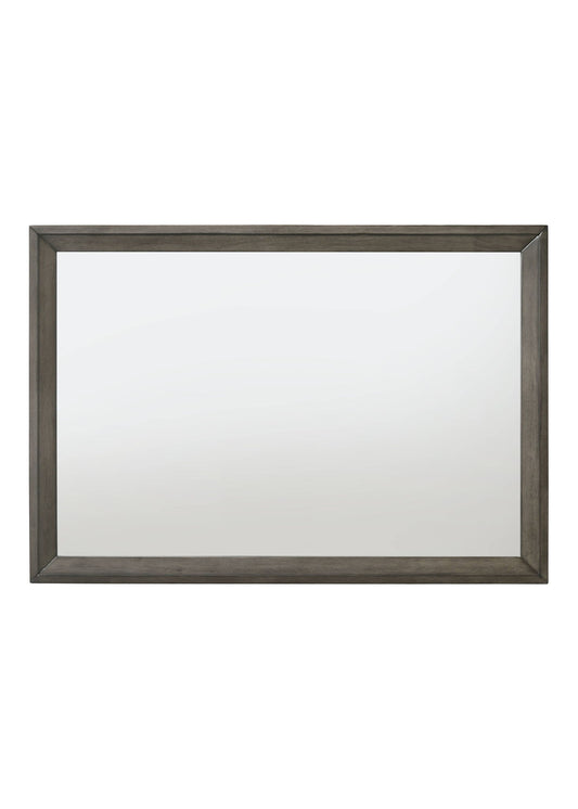 Escher - Mirror - Gray / Oak
