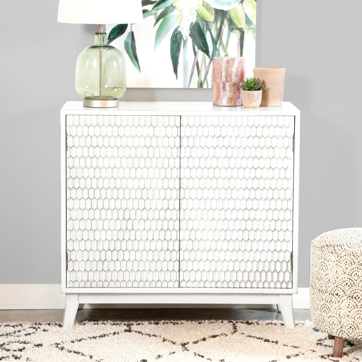 Carillon - 2 Door Accent Cabinet - White