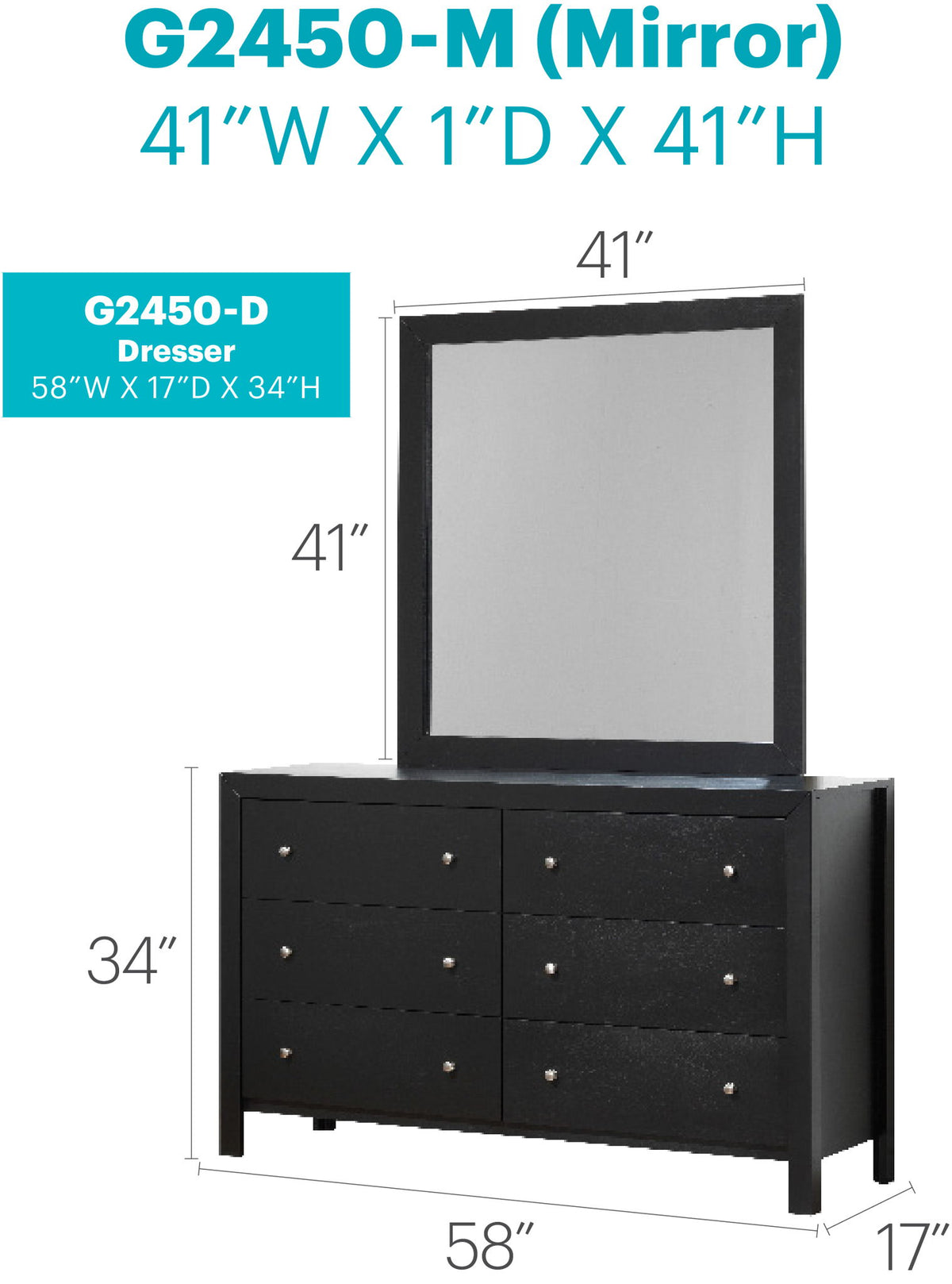 Elegant Transitional Dresser
