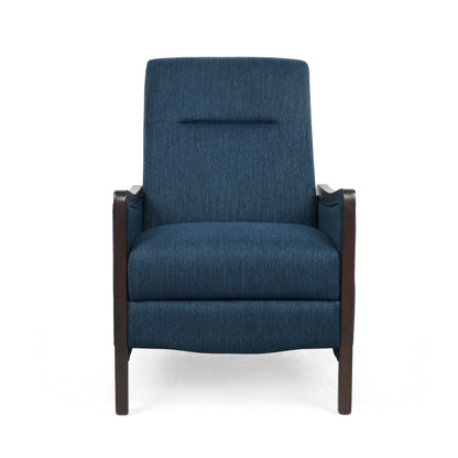 Drury - Contemporary Fabric Upholstered Pushback Recliner