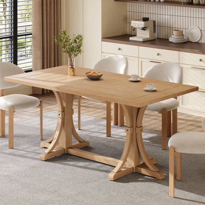 Dining Table With Trestle Base