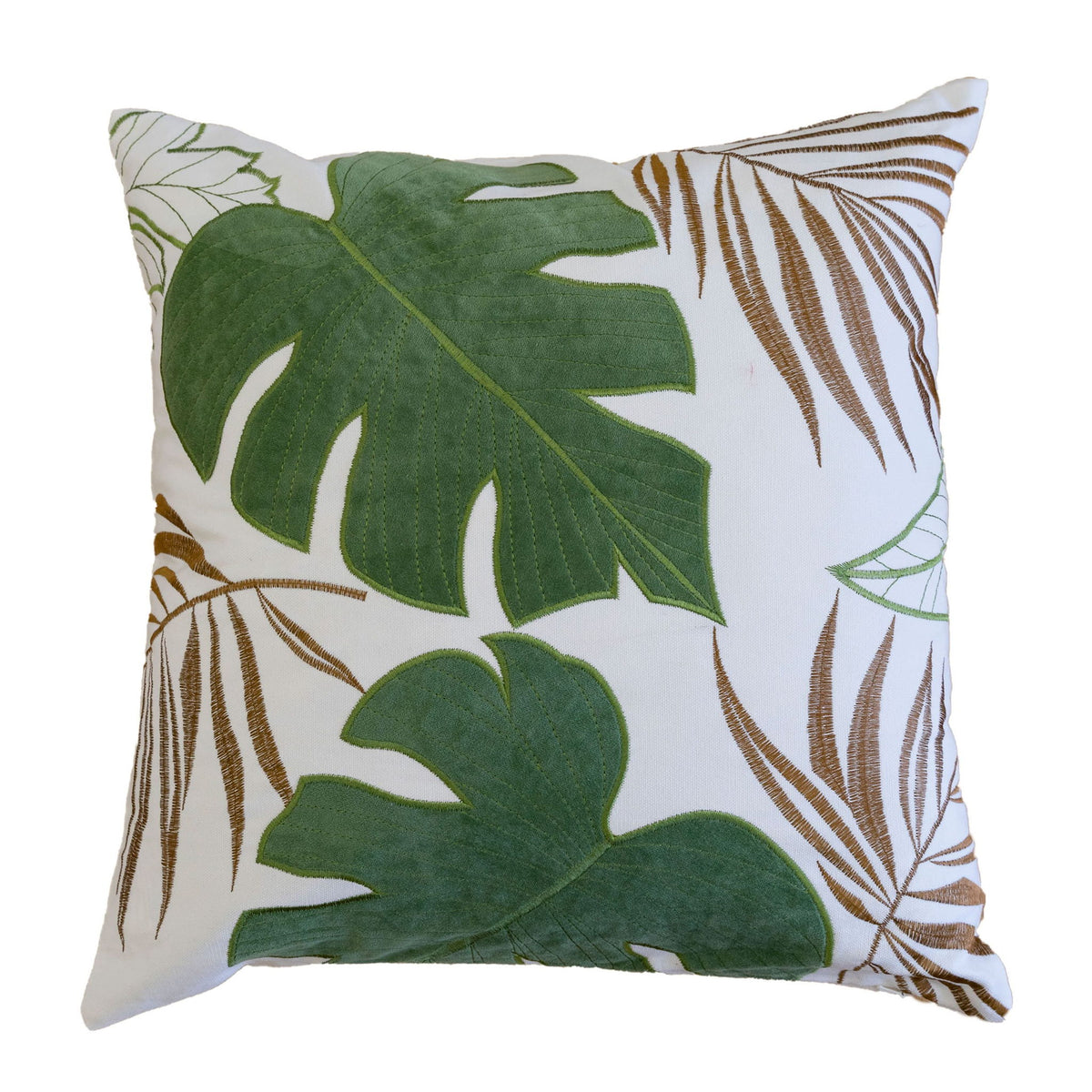 Autumn Vibes Leaf Accent Pillow