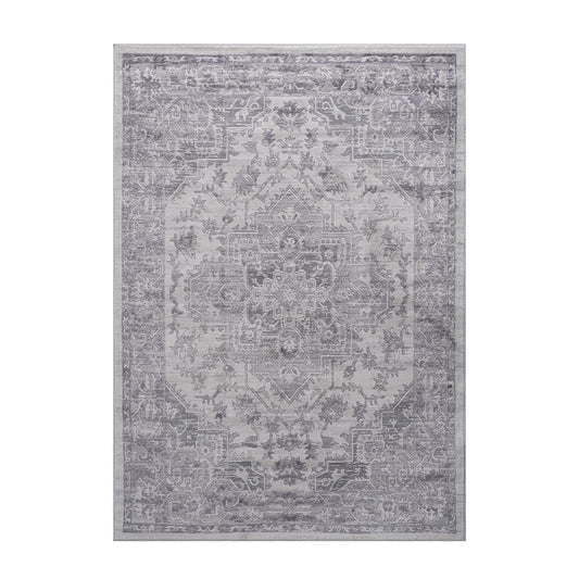 Marfi - 6' X 9' Oriental Area Rug - Silver