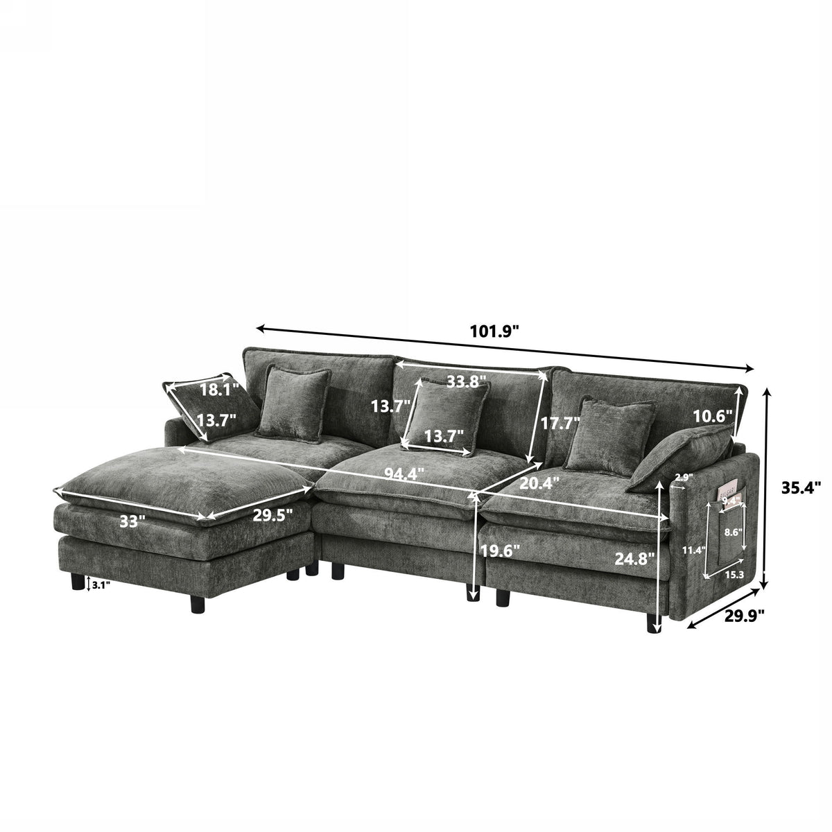 Sofa With Modular Design
