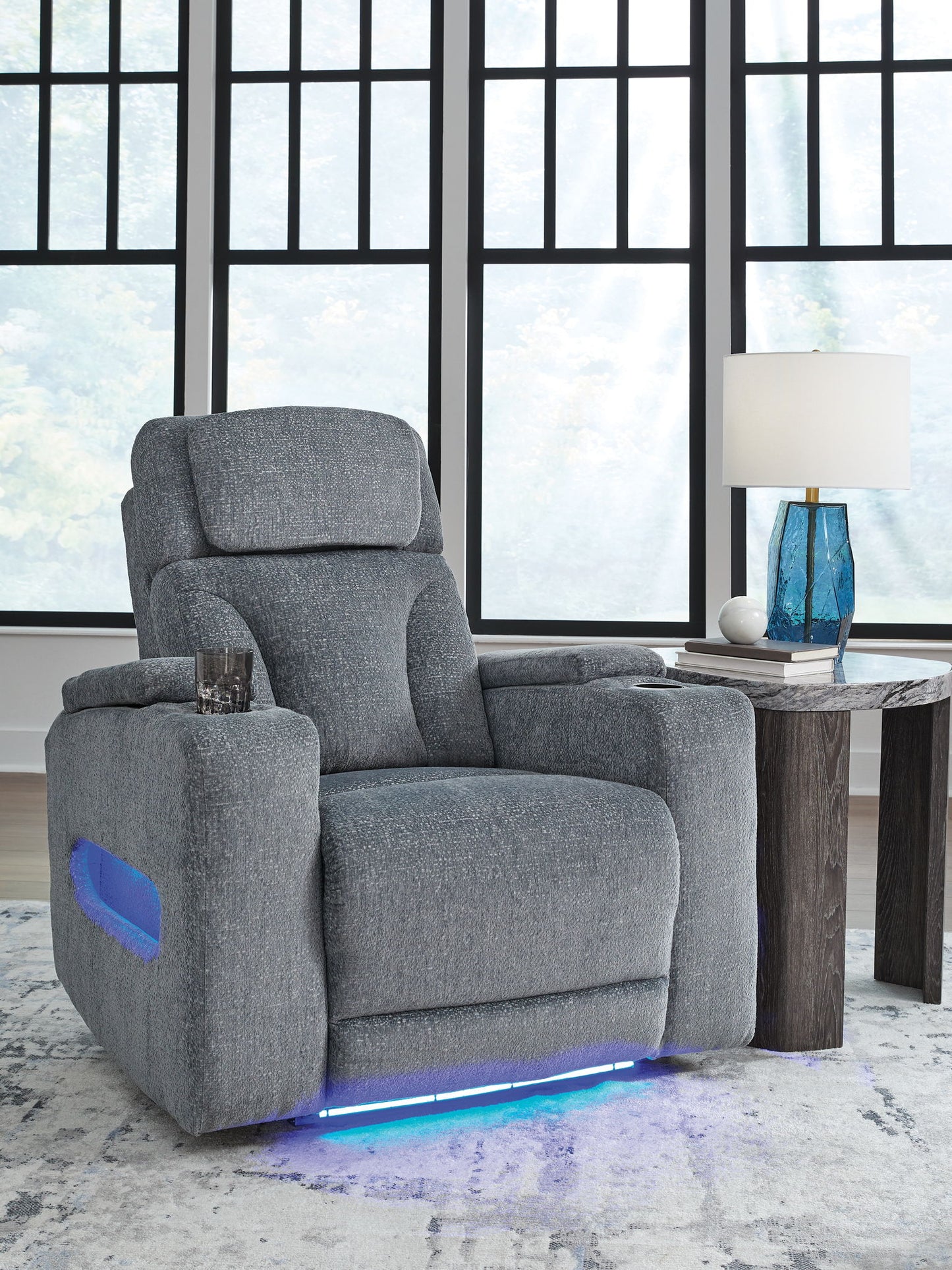 Studio Cave - Power Recliner - Steel