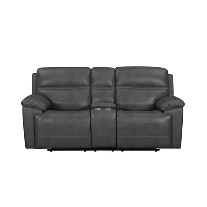 Camaro - Motion Loveseat With Console - Nugget Gray