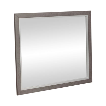 Palmetto Heights - Landscape Mirror - Shell White & Driftwood