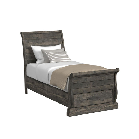 Park Ridge - Twin Sleigh Headboard - Charcoal