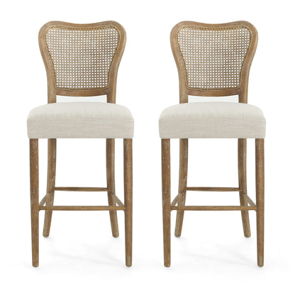 Barstool (Set of 2) - Dark Brown
