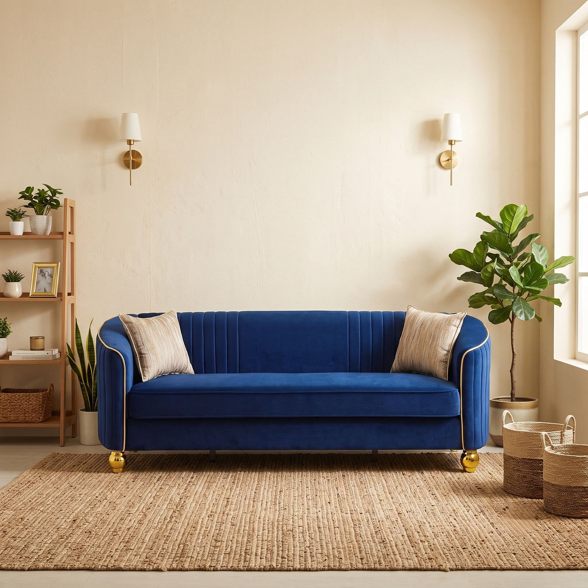 3 Seater Classic Sofa, Living Room Furniture