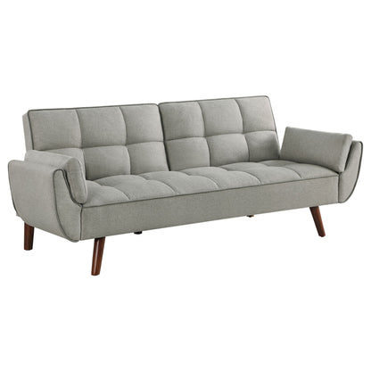 Caufield - Tufted Convertible Sofa Bed Upholstered - Gray