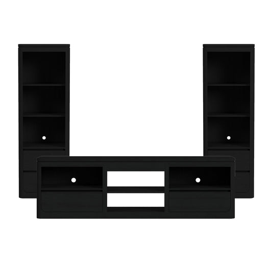 Rosalie - 3 Piece Entertainment Unit With 82" TV Console