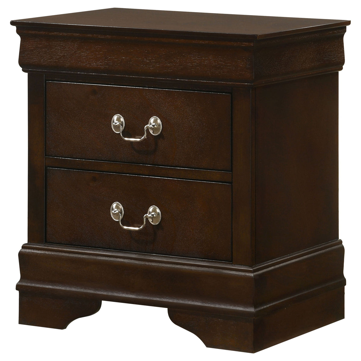 Demetra - 2 Drawer Nightstand - Cappuccino