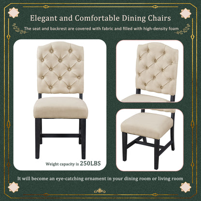 Retro Style Dining Chair Set