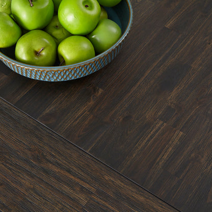 Double Bridge - Trestle Table - Dark Chestnut