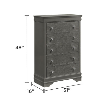 Blaze - Modern 5 Drawer Chest