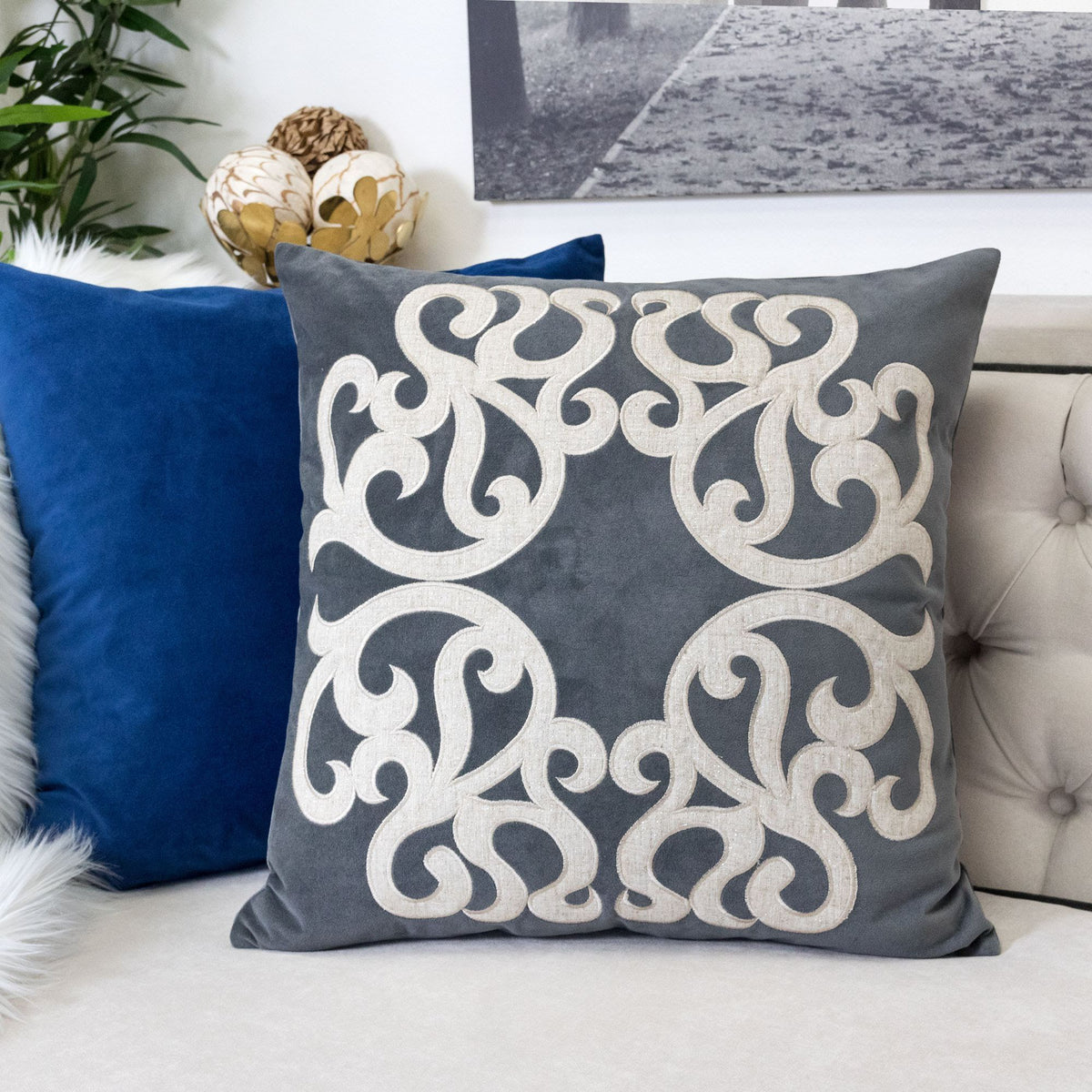 Dora - Pillow Cover With Matching Back